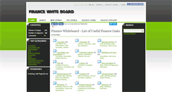 Desktop Screenshot of financewhiteboard.com
