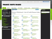 Tablet Screenshot of financewhiteboard.com